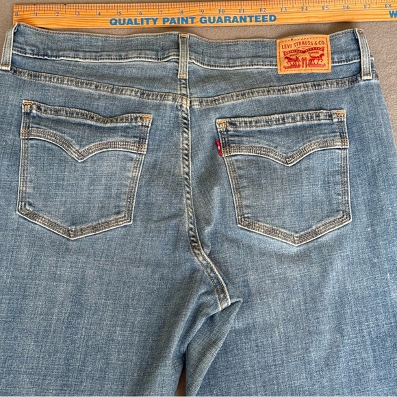 Levi’s Classic Boot Washed Blue Women's Jeans size 14  Stretch - Picture 4 of 11